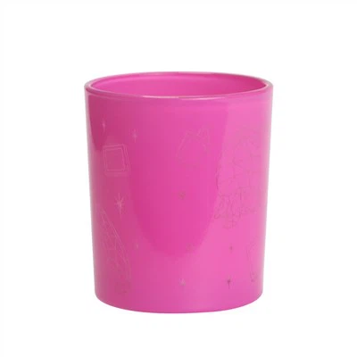 Lyserøde lyskrukker